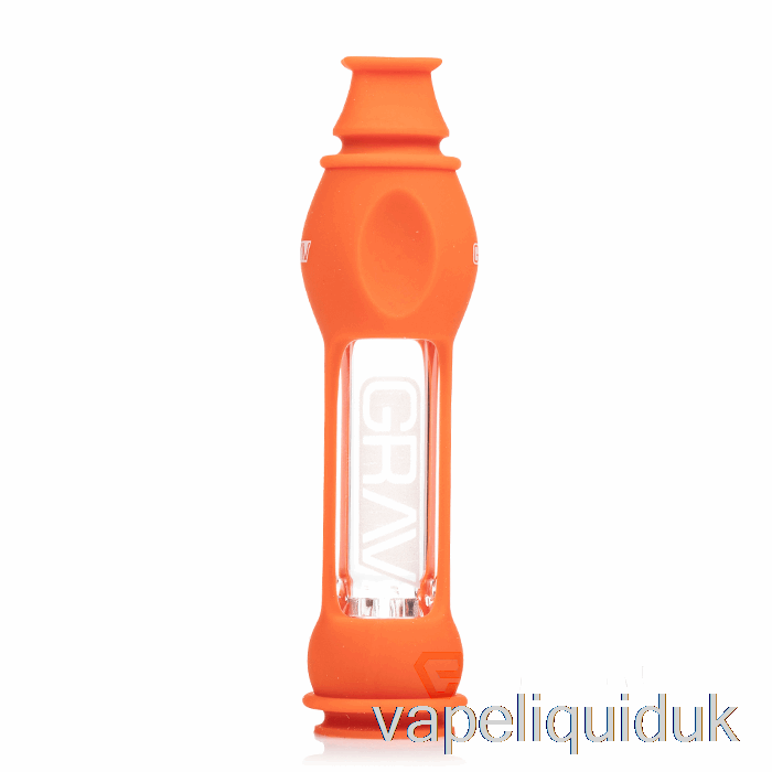 GRAV Octo-Taster with Silicone Skin Scarlet Orange Vape Liquid